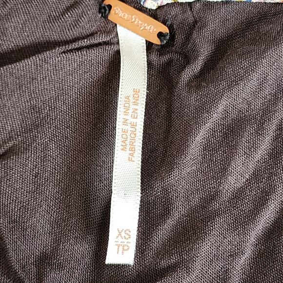 Free People Boho Asymmetrical Grey Gray XS Dress - Picture 3 of 5